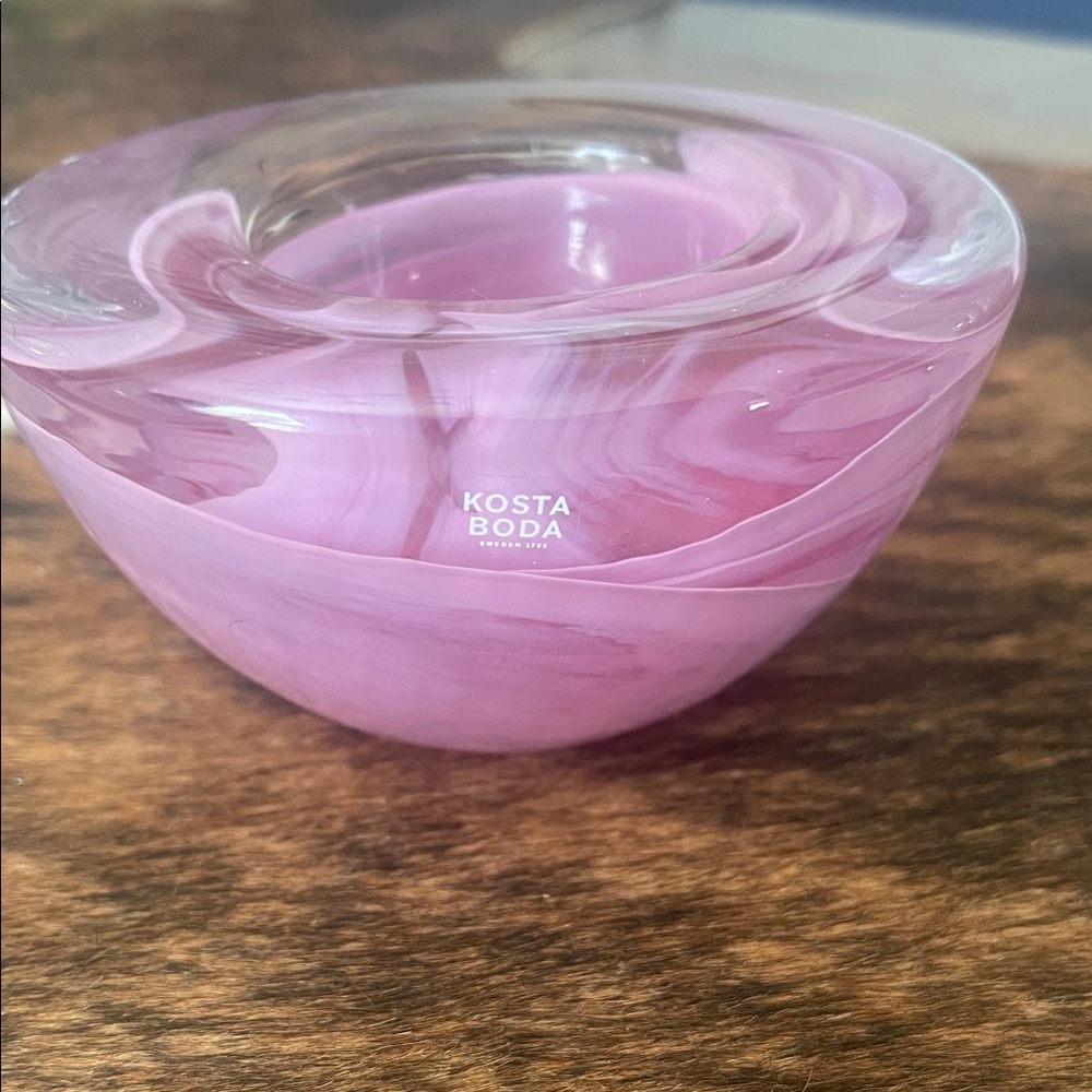 Kosta Boda Rose Glass Bowl
